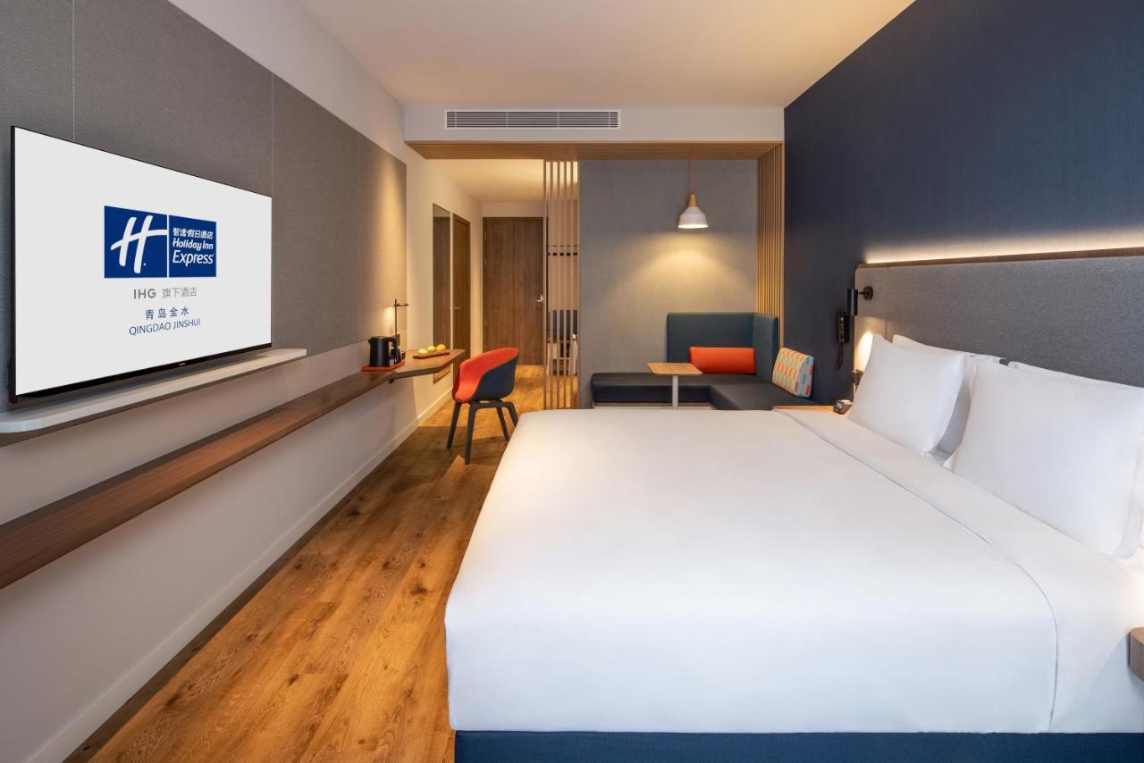 Holiday Inn Express Qingdao Jinshui By Ihg Exterior foto